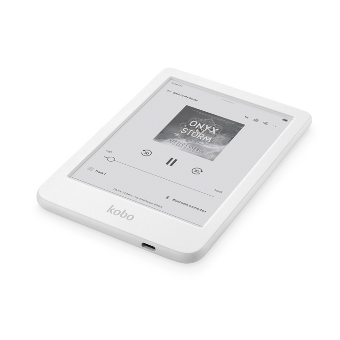 White Kobo Clara Colour lying down.