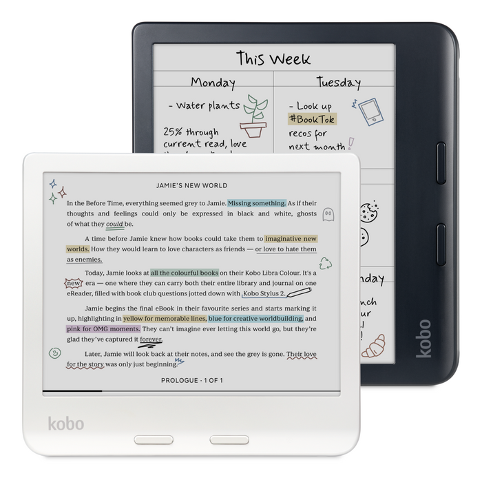 Kobo Libra Colour in Black and White.
